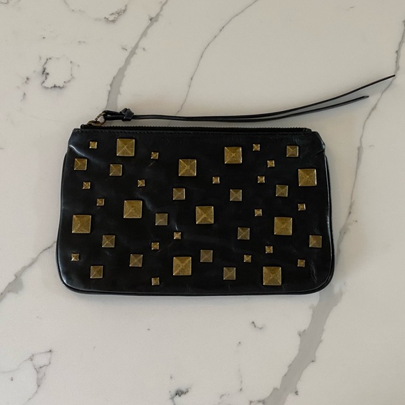 Studded Leather Pouch - Picture 2 of 5